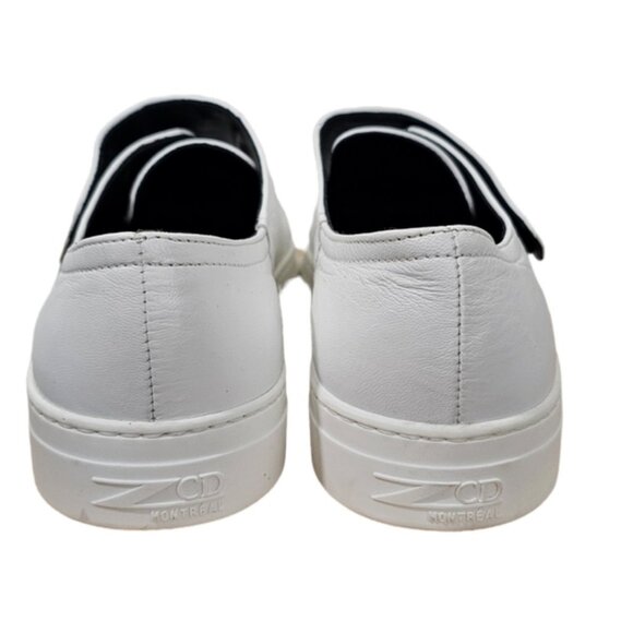 ZCD Montreal Senna slip-on leather sneakers white women's size 37 - Picture 9 of 13